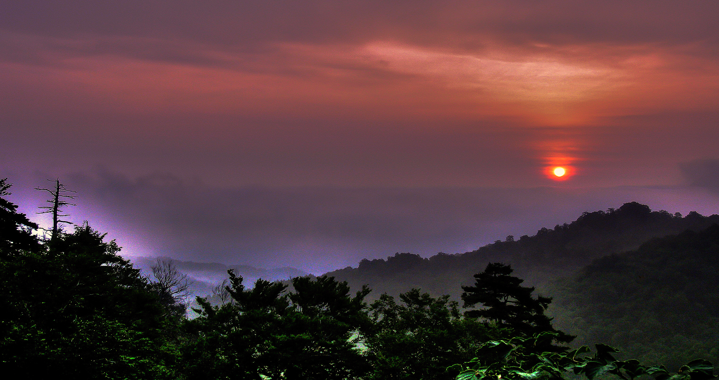 Sunrise on Asahi Hike